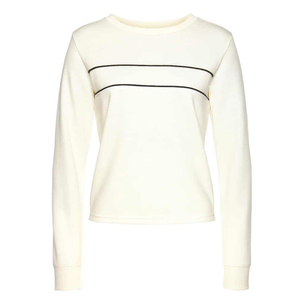 H.I.S Sweatshirt Mit Piping Auf Der Brust Loungewear