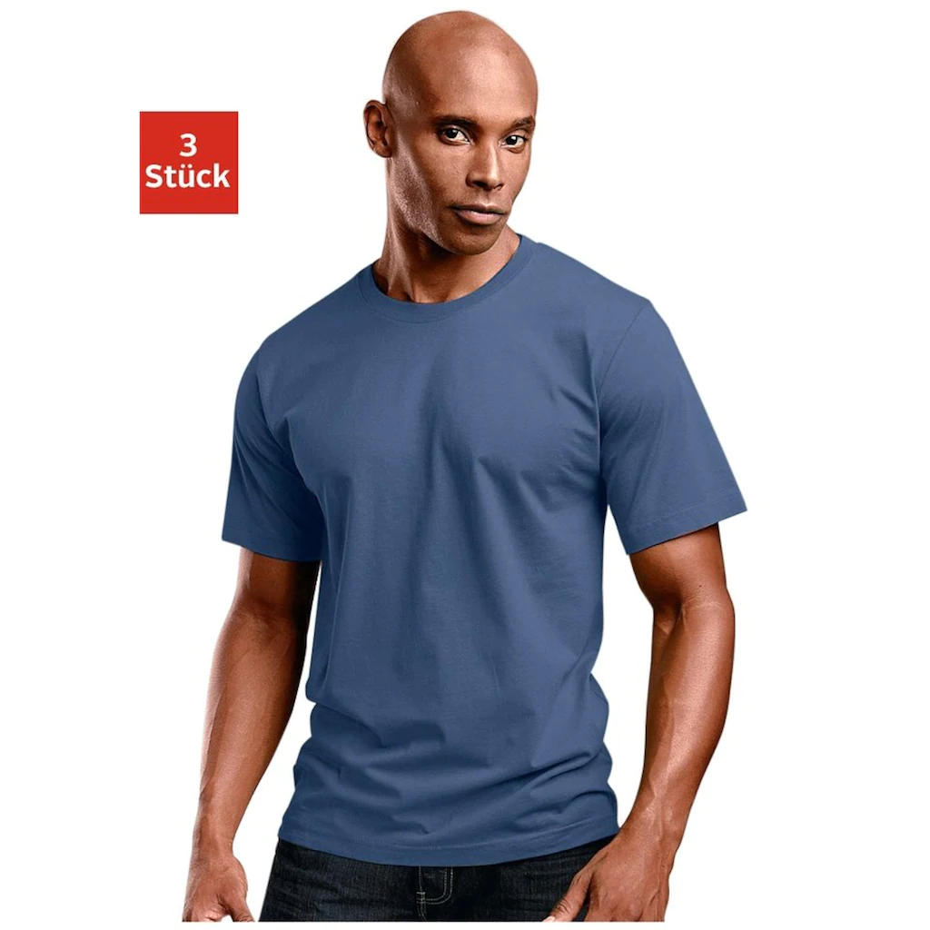 H.I.S T-Shirt (Packung 3 Tlg.) Aus Baumwolle Perfekt Als Unterziehshirt