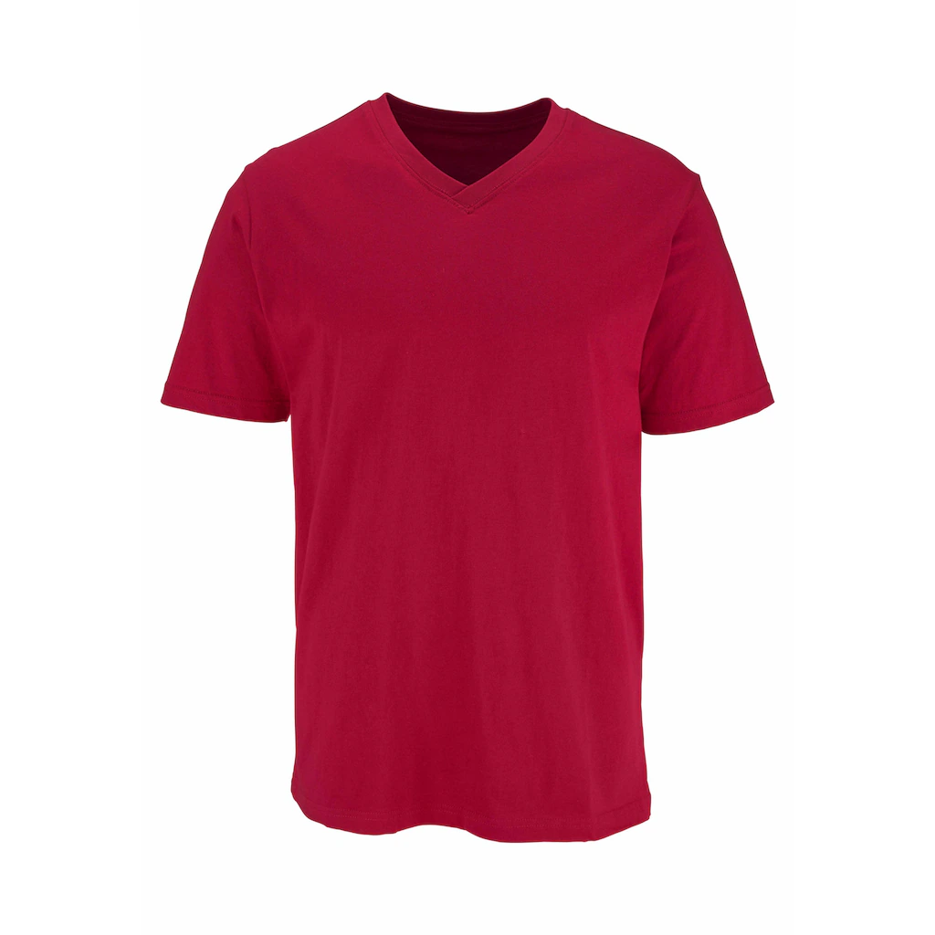 H.I.S T-Shirt (Packung 3 Tlg.) Mit V-Ausschnitt Aus Baumwolle Unterhemd T-Shirt