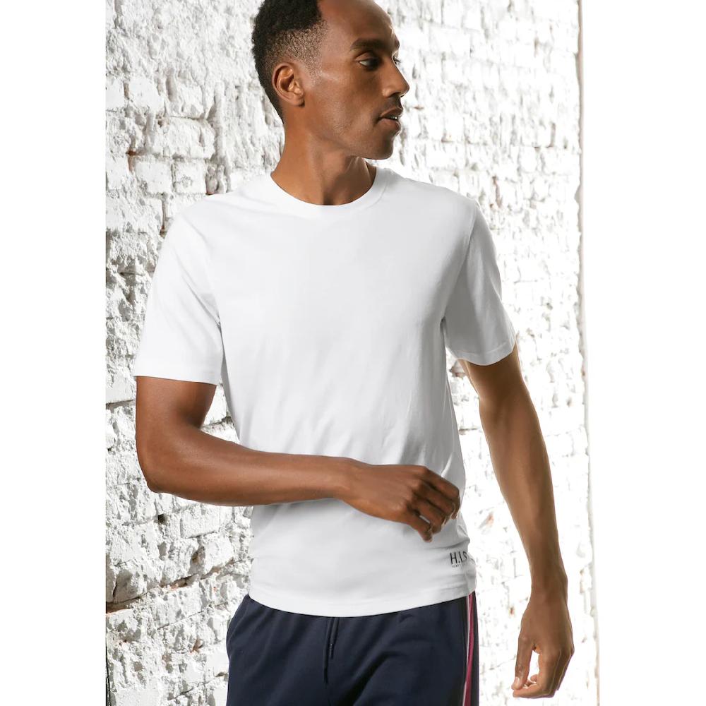 H.I.S T-Shirt »Unterziehshirt Mit Rundhals« (3er-Pack) Aus Baumwoll-Mix
