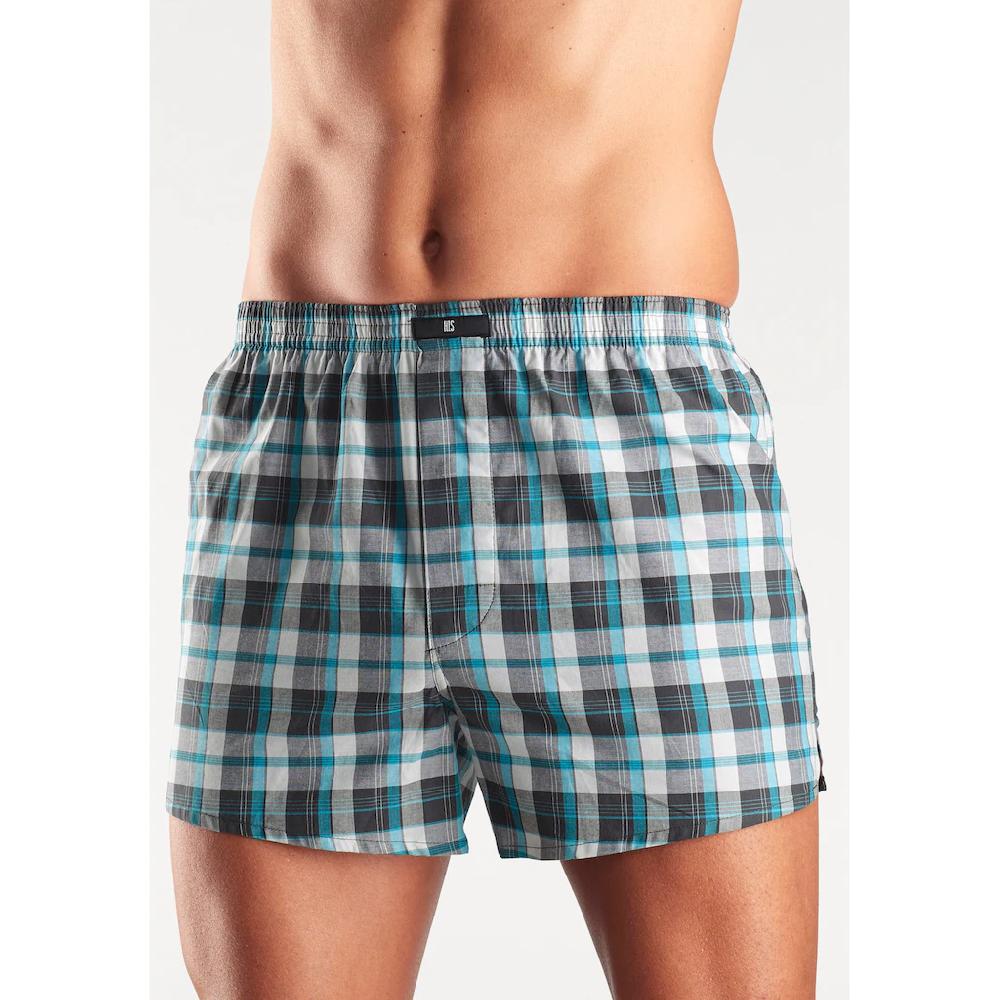 H.I.S Webboxer (Packung 3 St.) Bequeme Passform Mit Trendigen Karo- Oder Streifendesign Bestellen