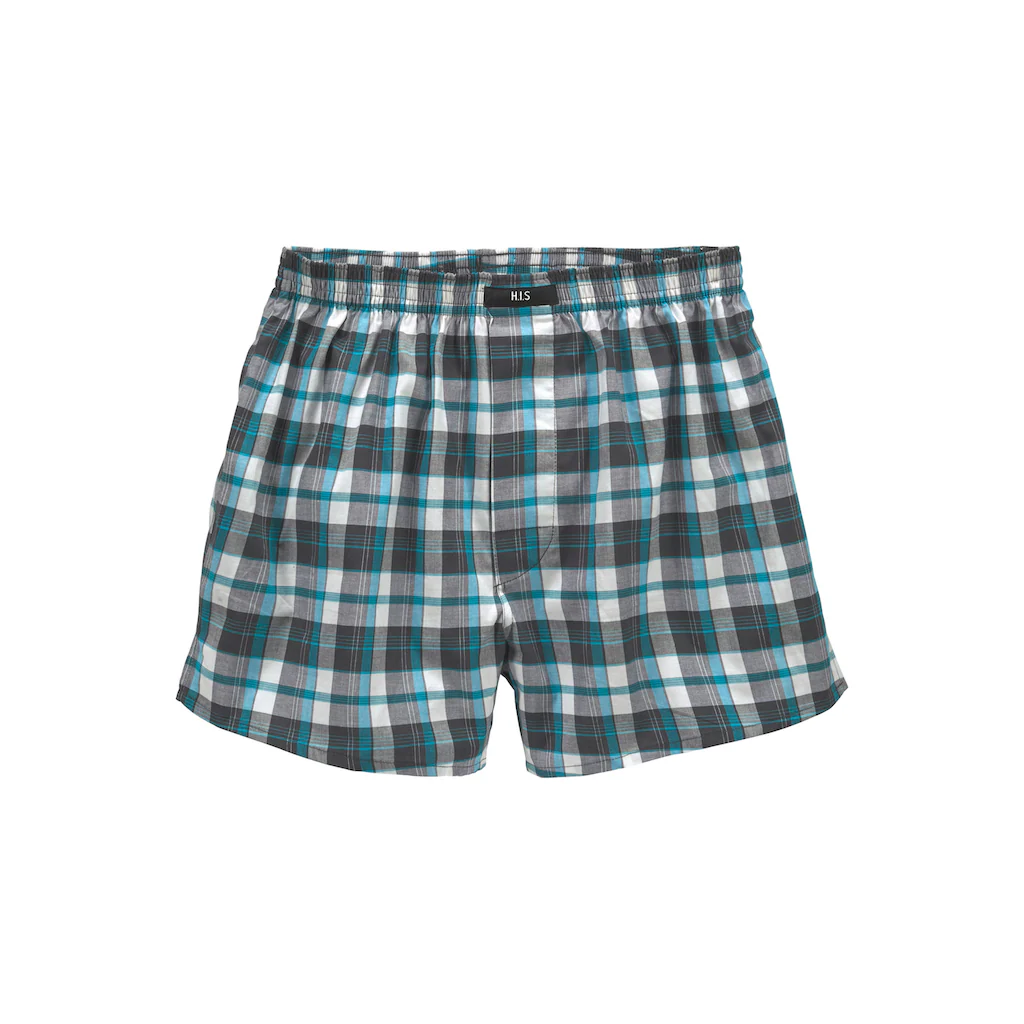 H.I.S Webboxer (Packung 3 St.) Bequeme Passform Mit Trendigen Karo- Oder Streifendesign Bestellen
