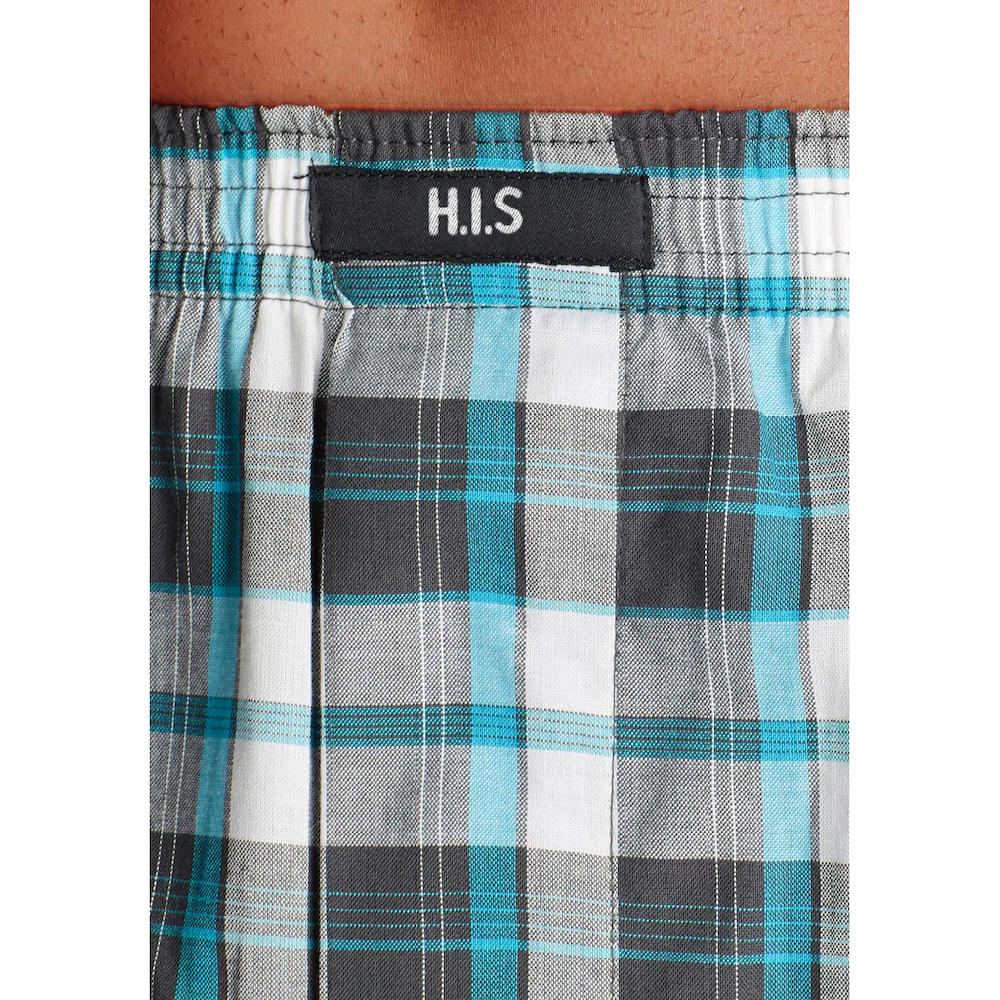 H.I.S Webboxer (Packung 3 St.) Bequeme Passform Mit Trendigen Karo- Oder Streifendesign Bestellen