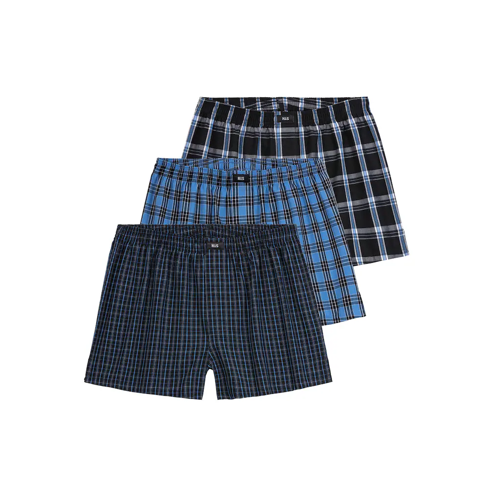 H.I.S Webboxer (Packung 3 St.) Mit Verschiedenen Karomustern Online Kaufen