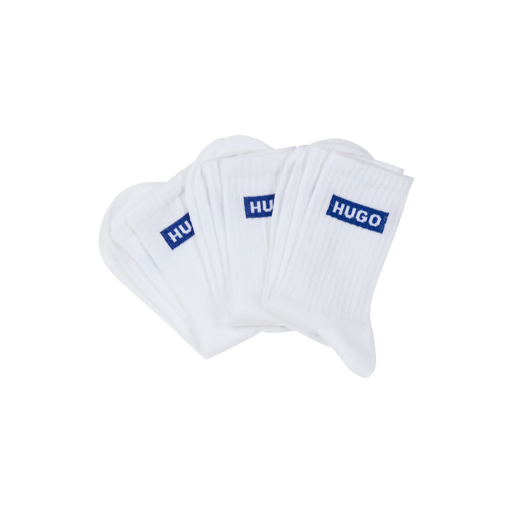 HUGO Blue Freizeitsocken »3P QS BLUE LOGO CC W« (3 Paar) mit HUGO-Logoschriftzug kaufen