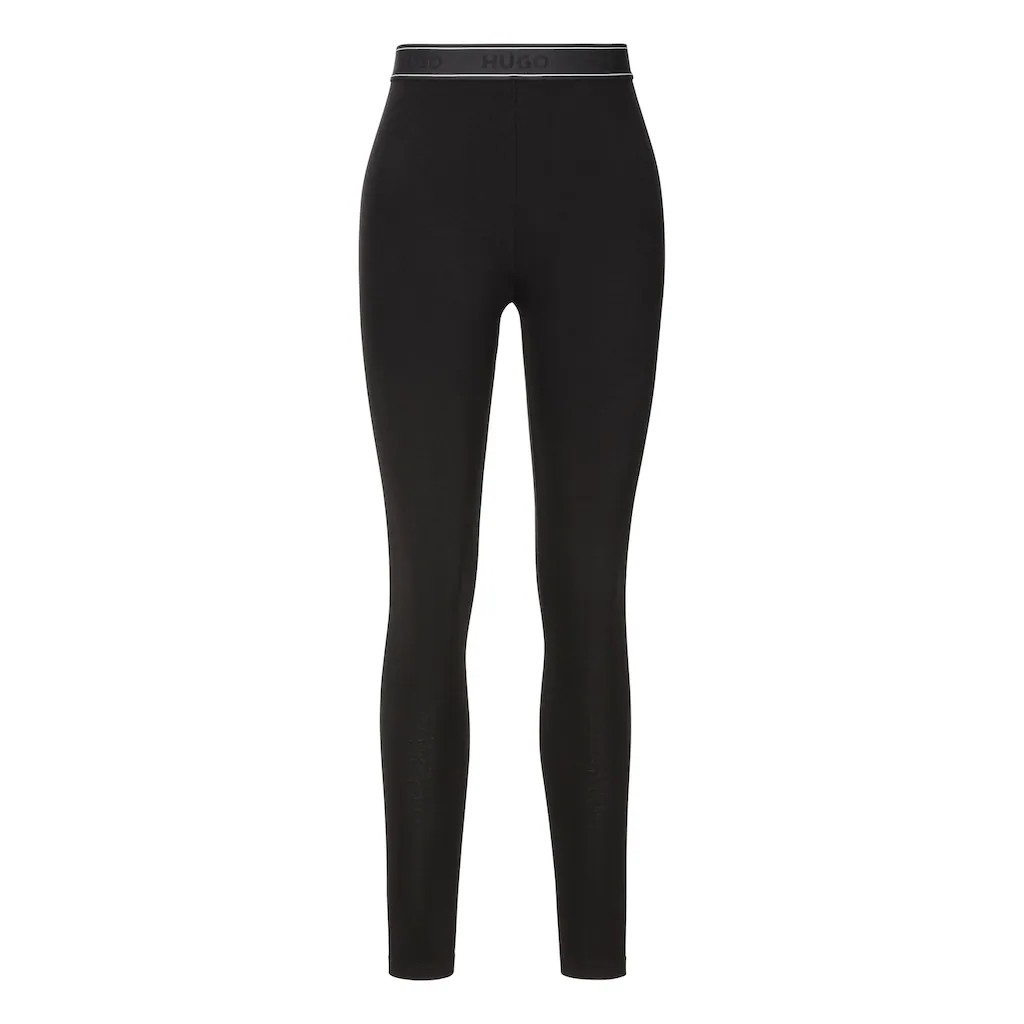 HUGO Blue Leggings »Classic Leggings_B_1« mit Logo-Elastiktape in der Taille