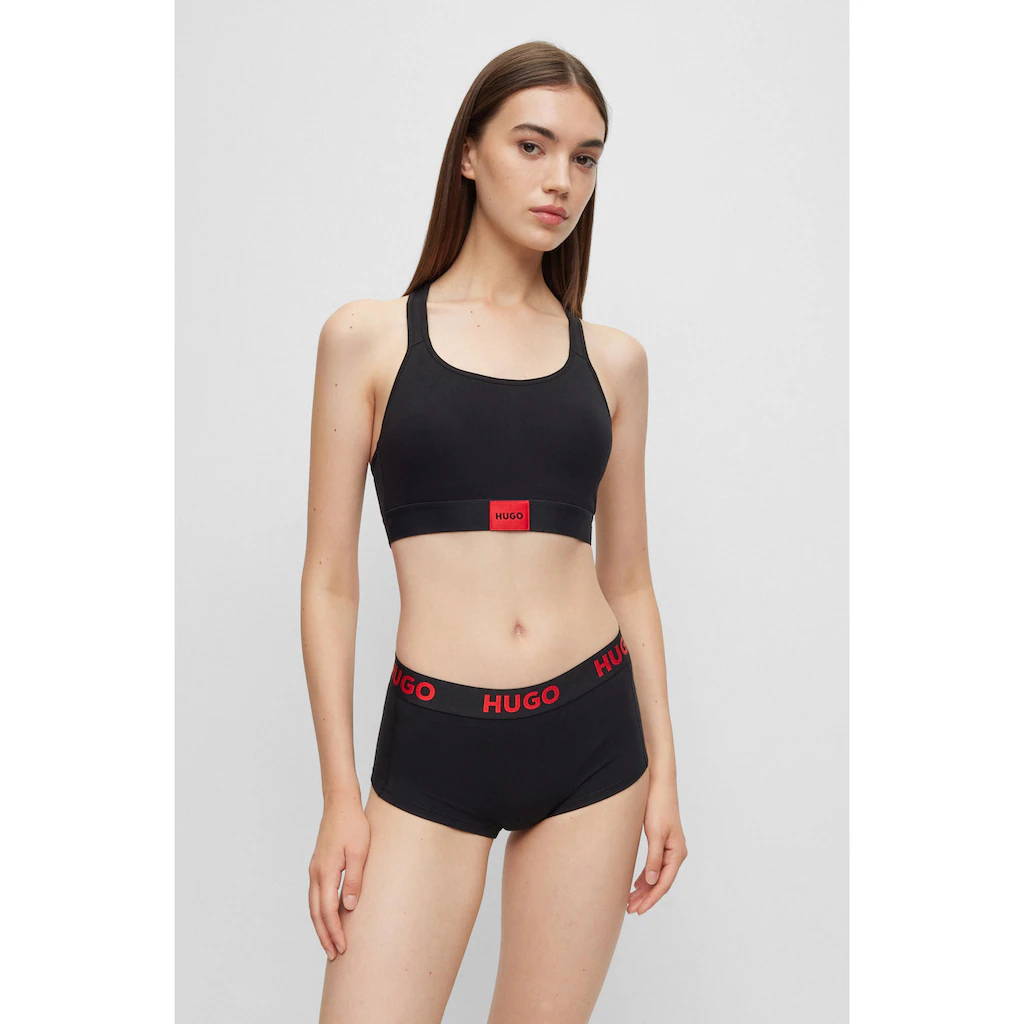 HUGO Bralette-BH »BRALETTE PAD.RED LAB« mit aufgesticktem HUGO BOSS Logo ▷ für