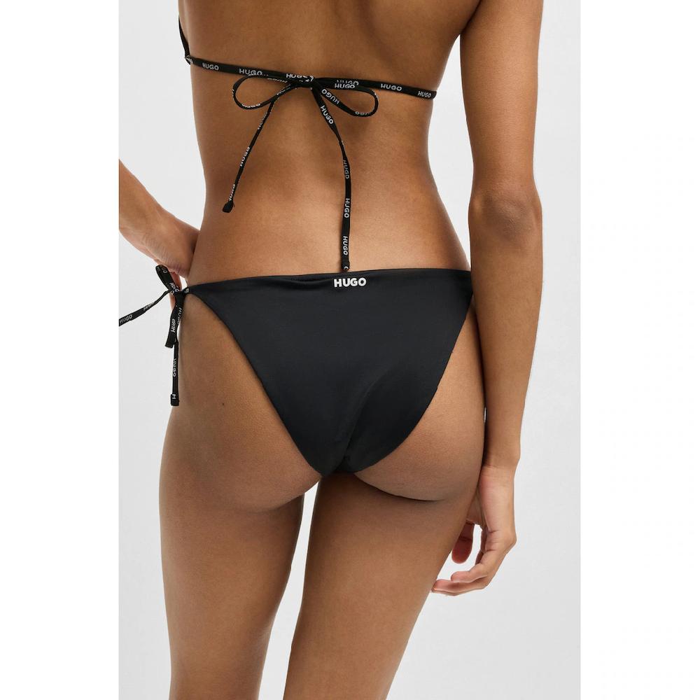 HUGO Underwear Bikini-Hose »PURE_SIDE TIE« Mit Kontrastfarbenen Einsätzen