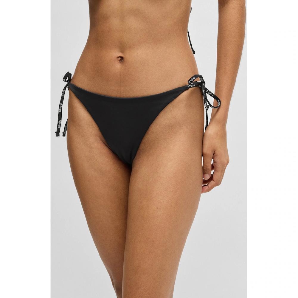 HUGO Underwear Bikini-Hose »PURE_SIDE TIE« mit kontrastfarbenen Einsätzen