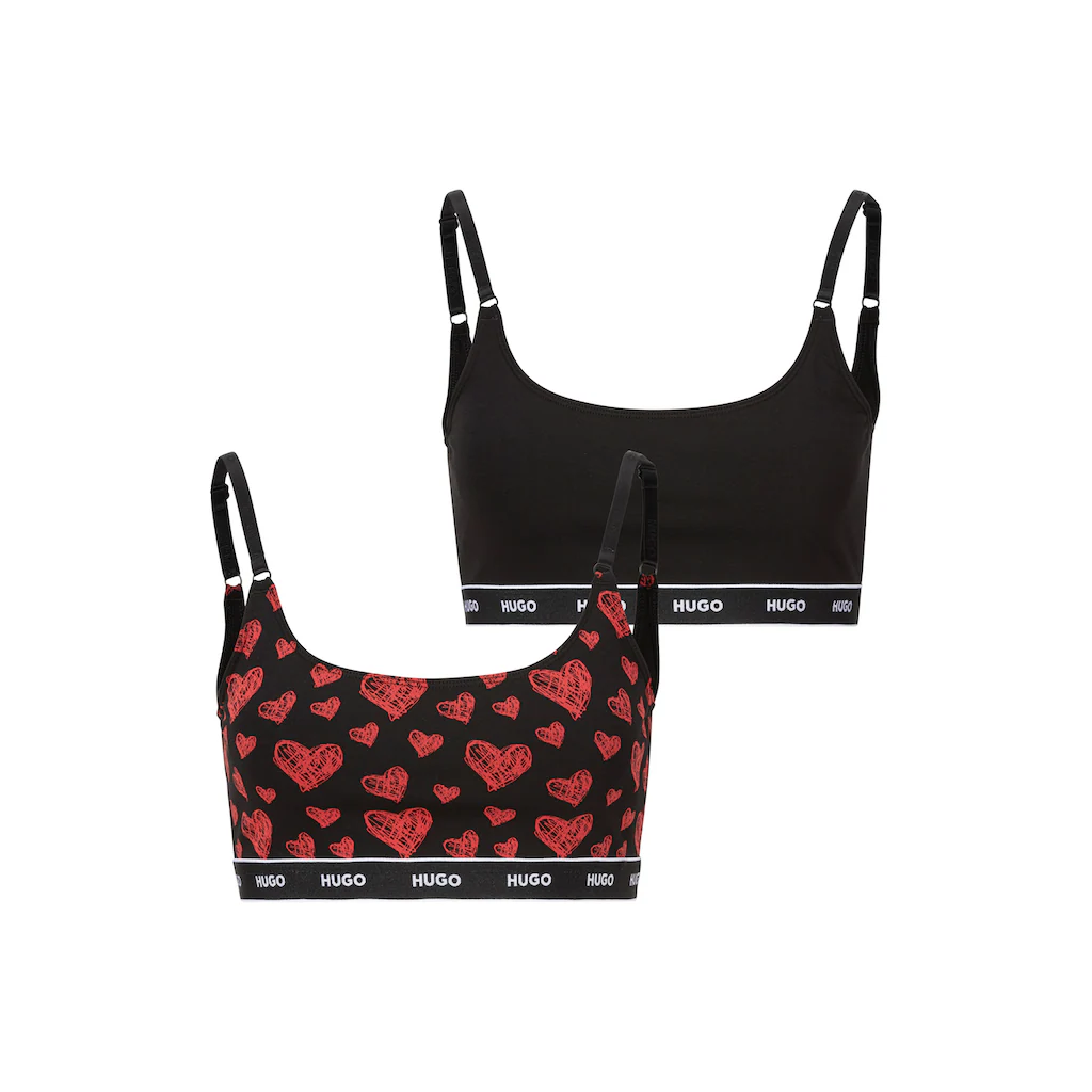 HUGO Underwear Bralette-BH »TWIN BRALETTE DESIGN« mit HUGO Logo auf dem Bund online kaufen