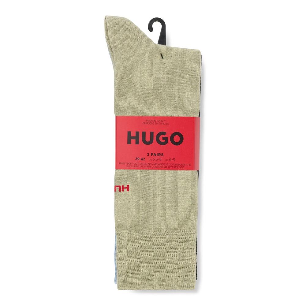 HUGO Underwear Businesssocken »3P RS UNI CC« (Packung 3 Paar 3er Pack) Mit Kontrastfarbenen HUGO Logo-Schriftzug ▷ Für