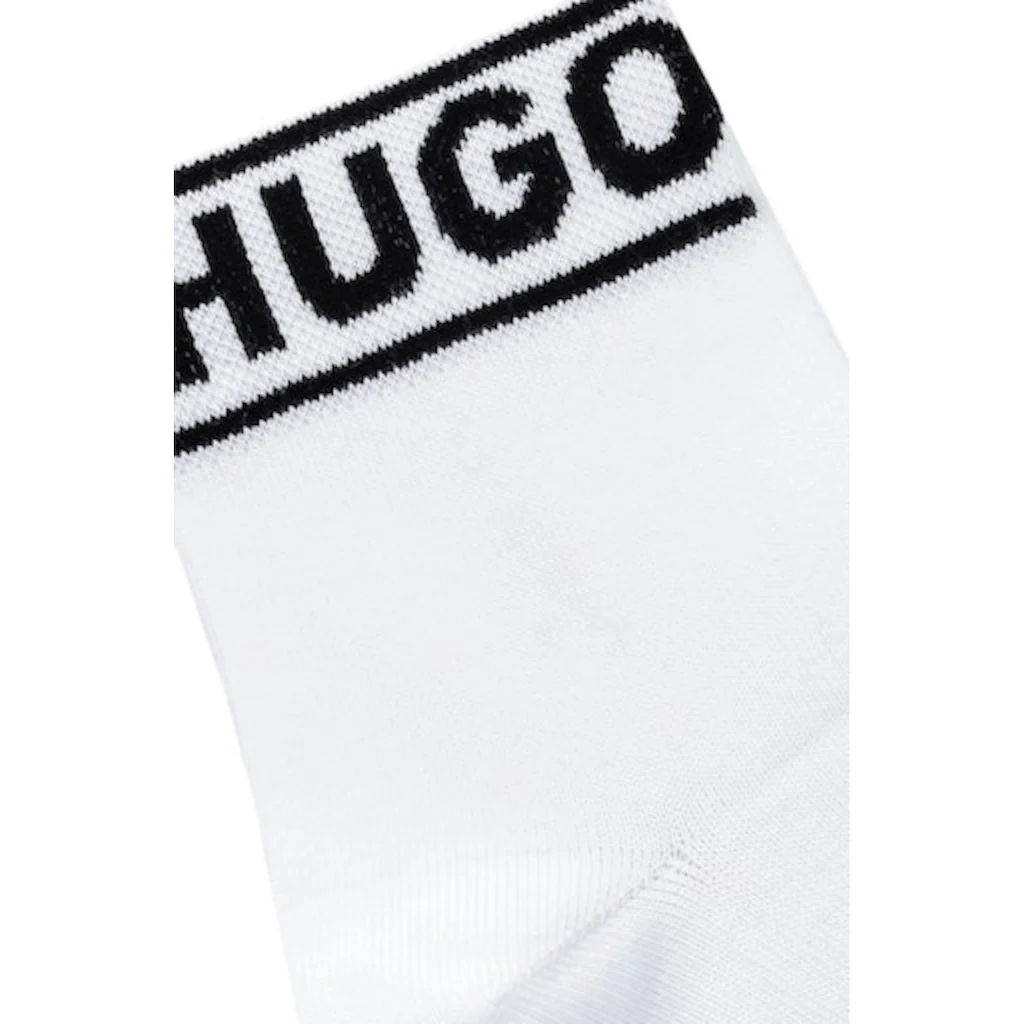 HUGO Underwear Freizeitsocken »2P SH LOGO CC W« (Set 2 Paar 2er) Mit Logobund
