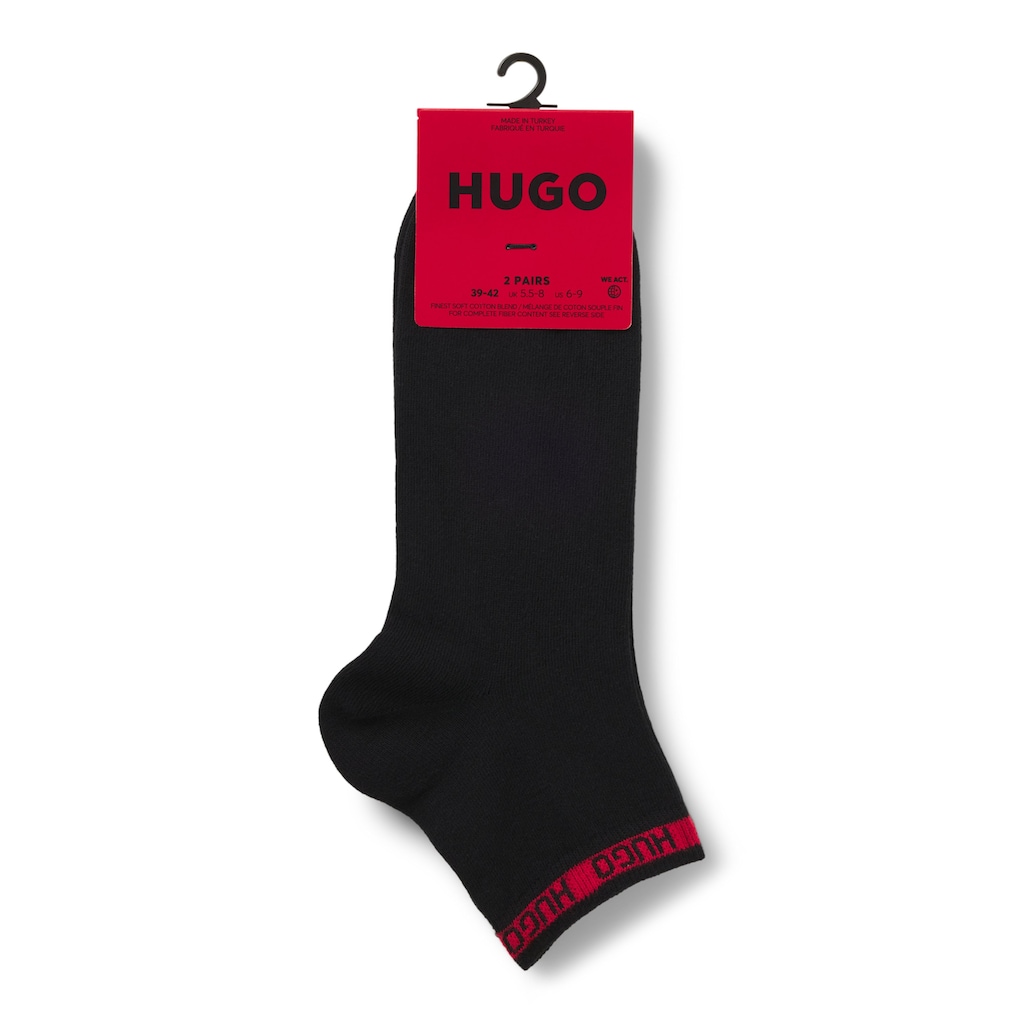 HUGO Underwear Freizeitsocken »2P SH TAPE CC 102« (Packung 2er-Pack) Mit HUGO-Logoschriftzügen Kaufen