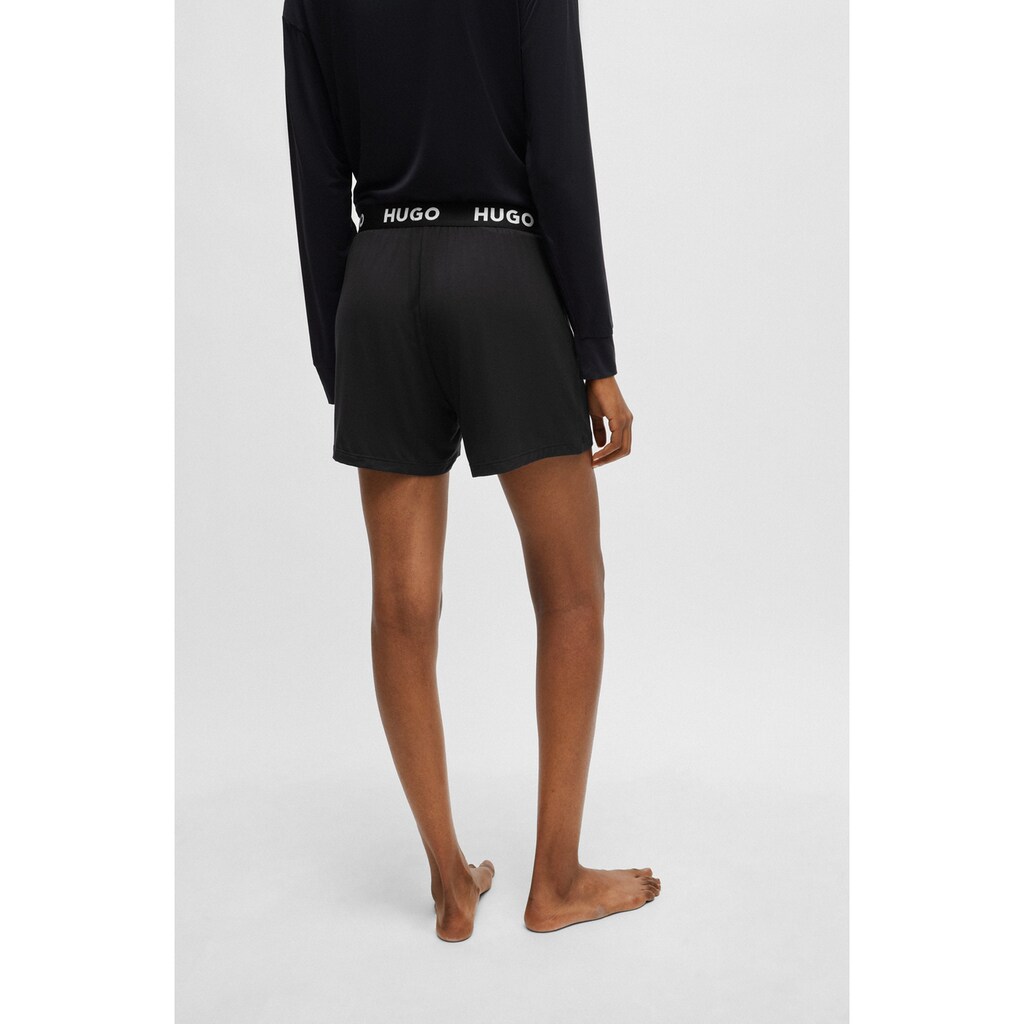 HUGO Underwear Schlafshorts »UNITE_SHORTS 10247048 01« Mit Hugo Logo-Elastiktape Am Bund ▷ Für