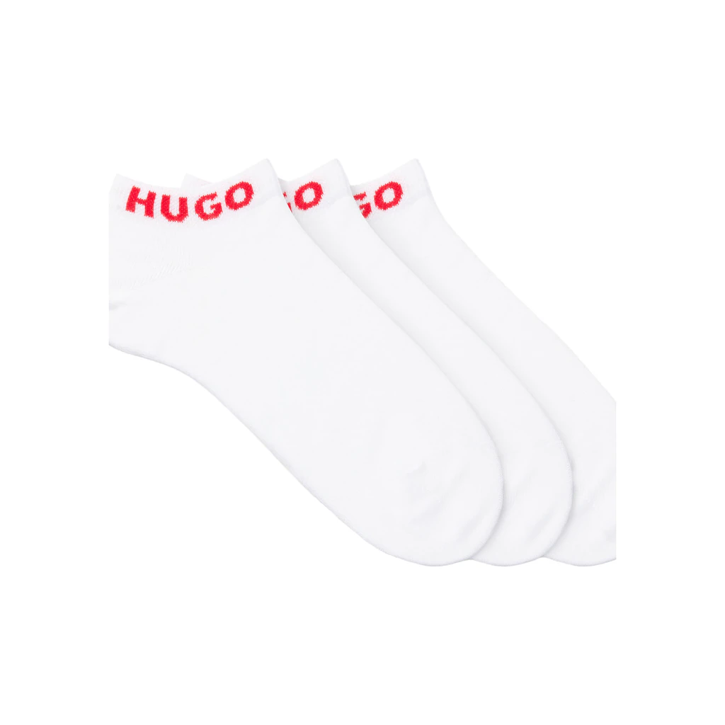 HUGO Underwear Socken »3P AS UNI CC W« (Packung 3 Paar 3er) Mit Kontrastfarbenen Logoschriftzug