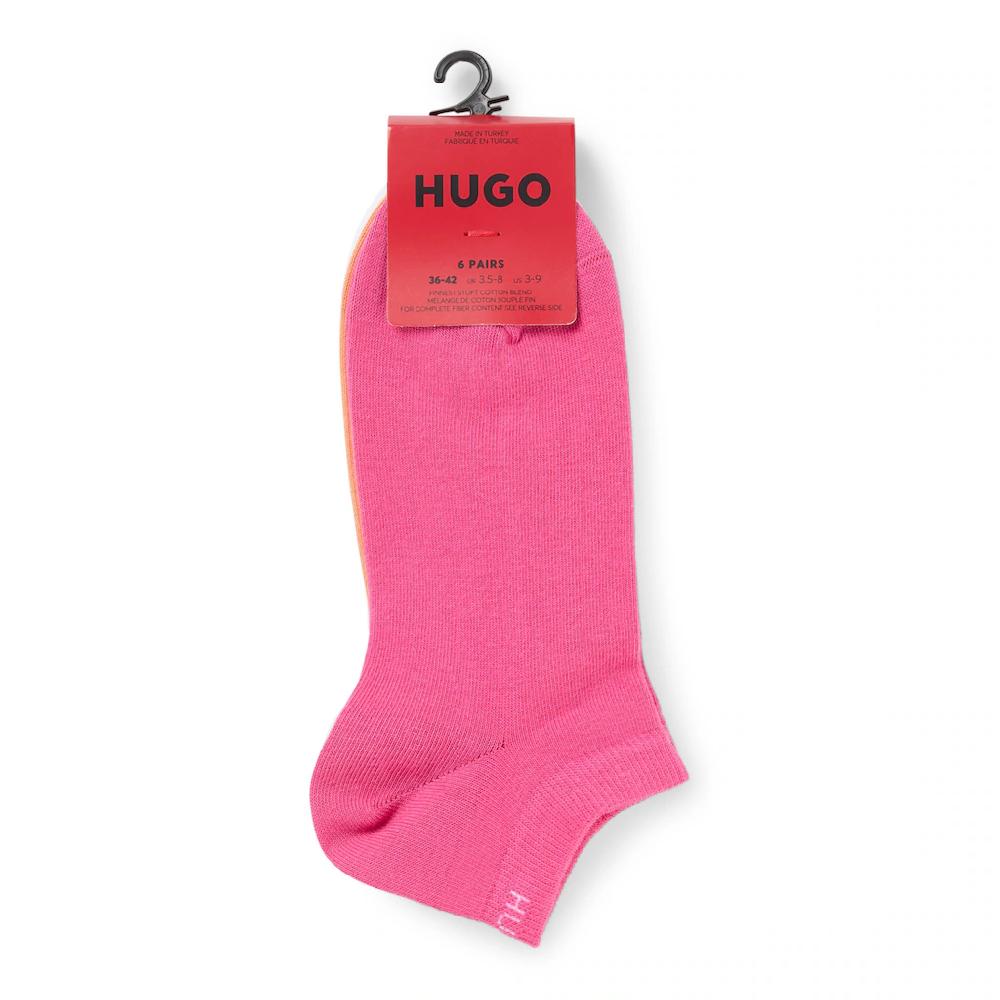 HUGO Underwear Socken »6P AS UNI CC W 10« (Packung 6 Paar 6er Pack) Mit HUGO Schriftzug