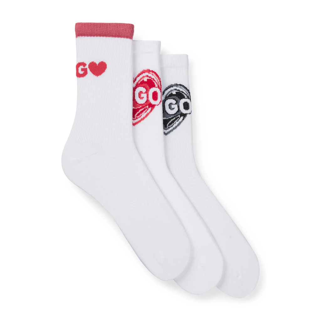 HUGO Underwear Sportsocken »3P QS VALENTINE CC W« (Packung 3er Pack) sind mit Logos im Valentinstags-Look versehen online kaufen