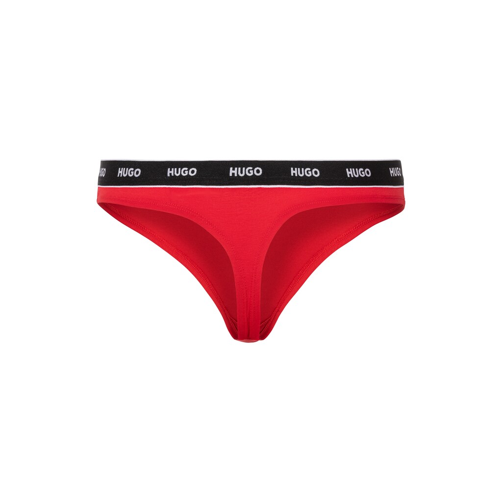 HUGO Underwear String »THONG STRIPE PYP 10« Mit BOSS Schriftzug Auf Dem Bund ▷ Für