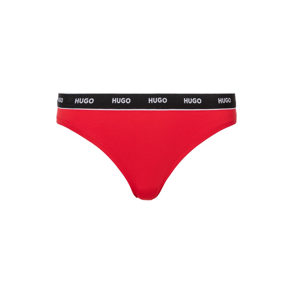 HUGO Underwear String »THONG STRIPE PYP 10« mit BOSS Schriftzug auf dem Bund ▷ für