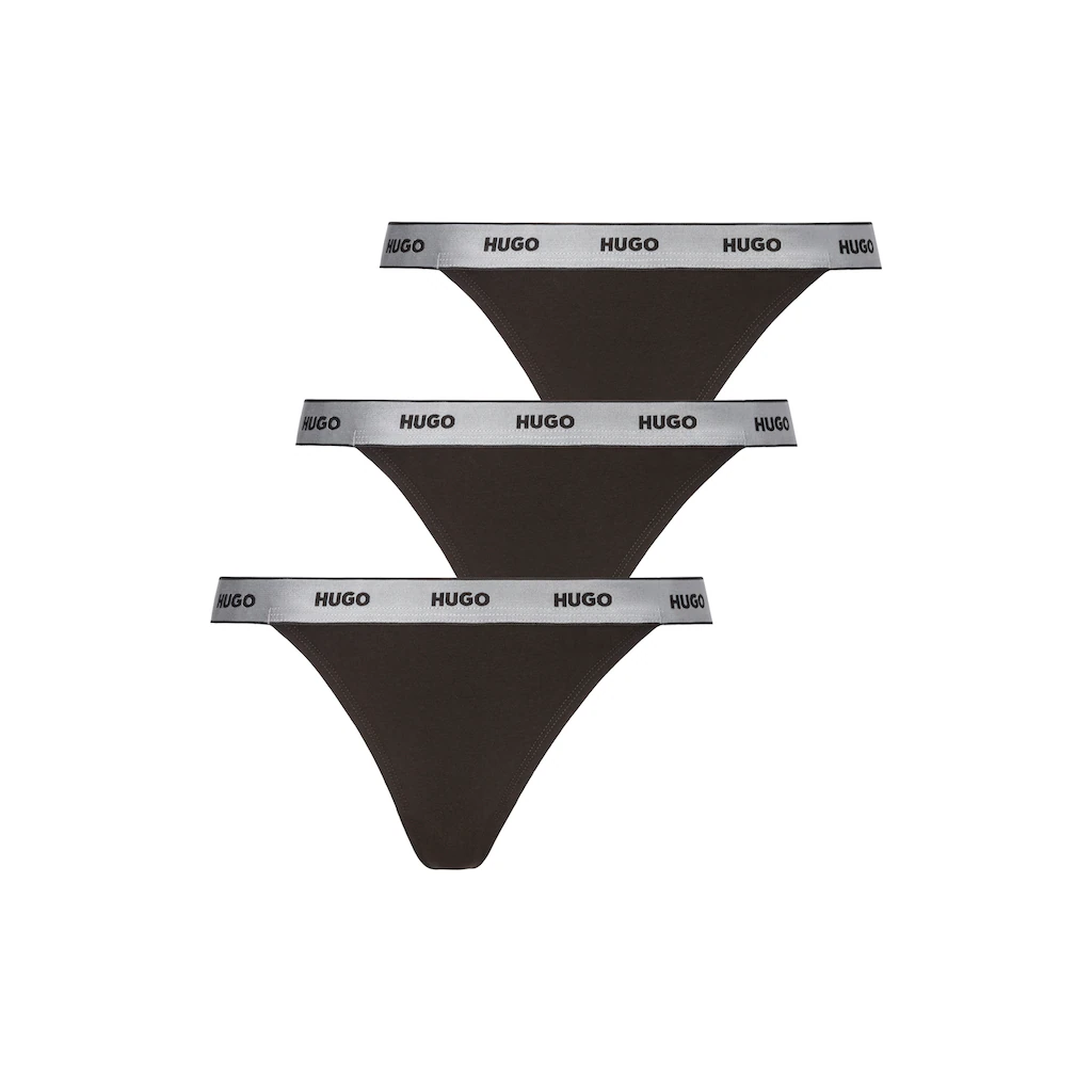 HUGO Underwear String »TRIPLET STRING GIFT« (Packung 3 St.) mit Logobund online kaufen