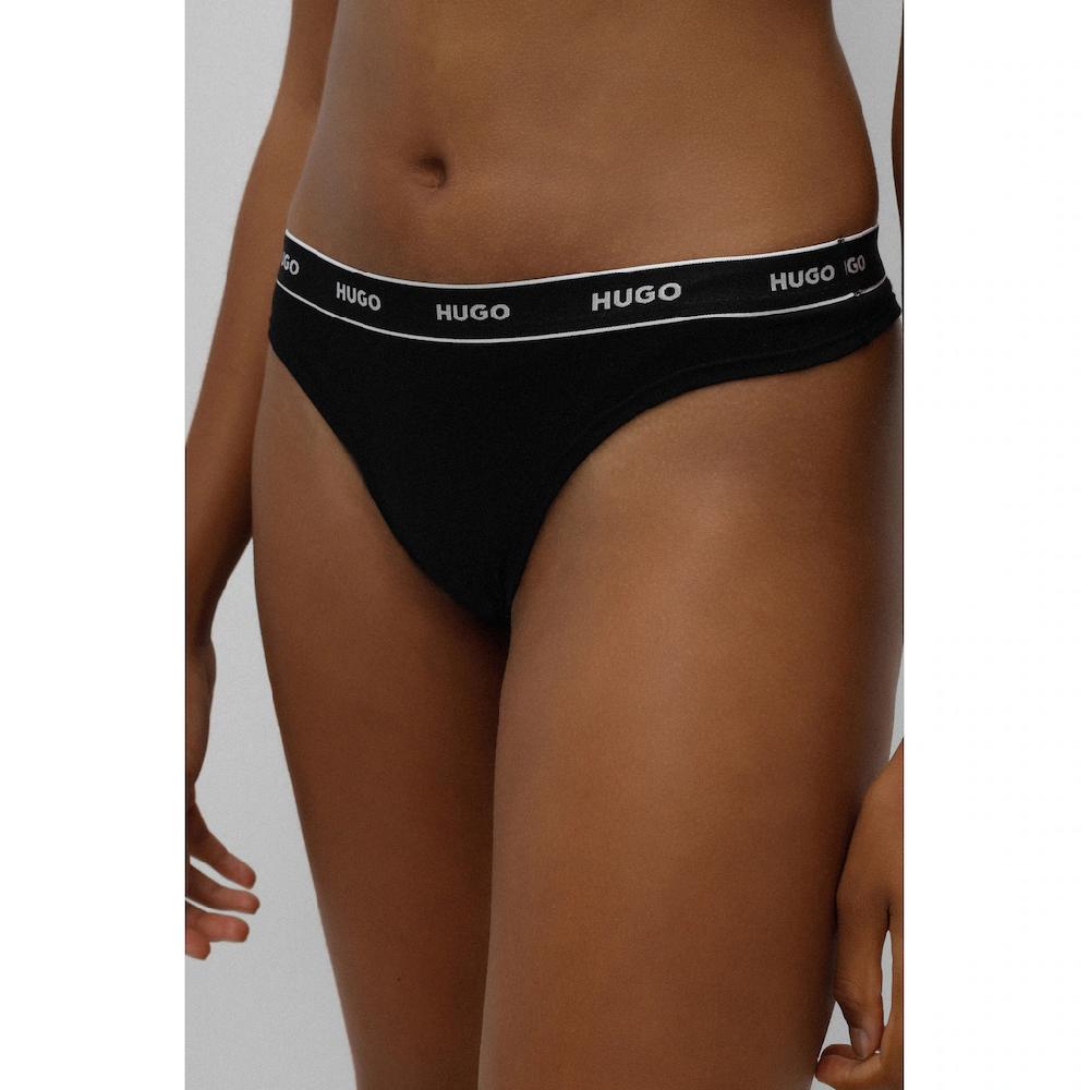 HUGO Underwear String »TRIPLET THONG STRIPE« (3 St.) Mit HUGO Logo-Elastikbund Online Kaufen