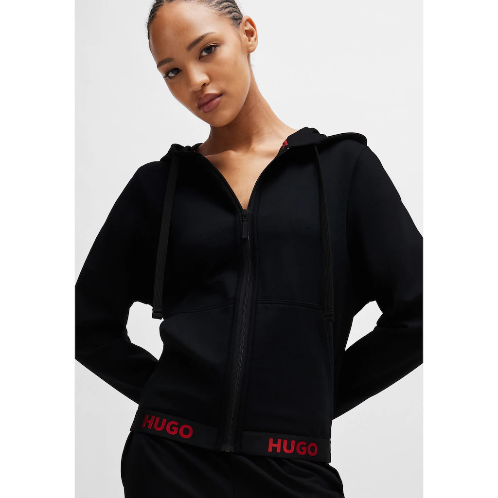 HUGO Underwear Sweatjacke »SPORTY LOGO_JACKET« Mit Kordel