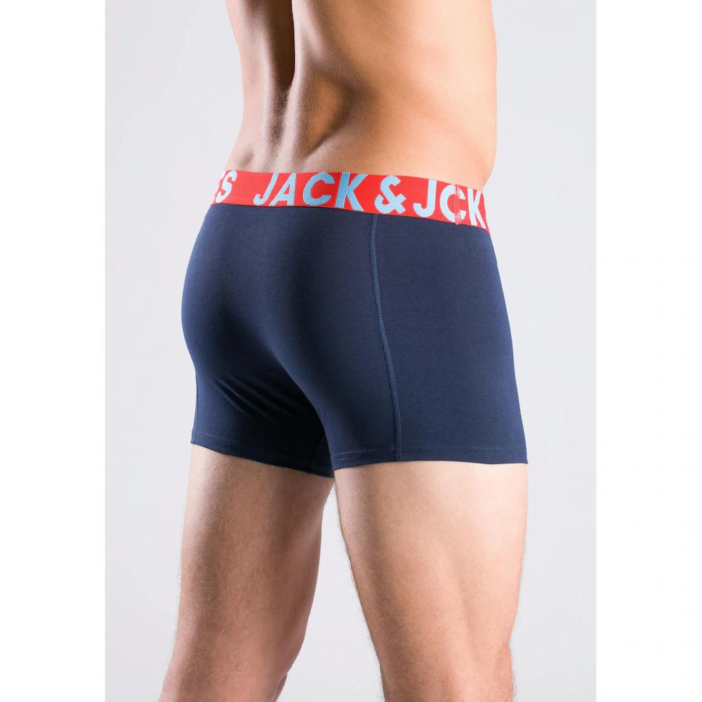 Jack & Jones Boxer »JACCRAZY SOLID« (Packung 3 St.) Mit Modisch Buntem Webbund Bestellen