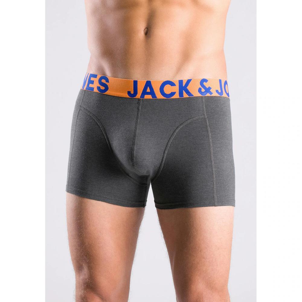 Jack & Jones Boxer »JACCRAZY SOLID« (Packung 3 St.) Mit Modisch Buntem Webbund Bestellen