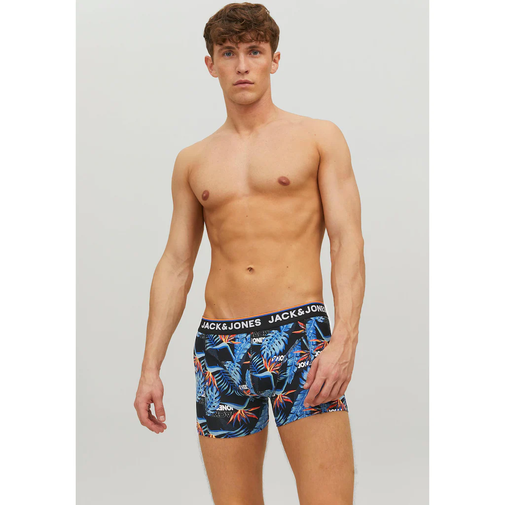 Jack & Jones Boxershorts »JACAZORES TRUNKS 3 PACK« (Packung 3 St.) Kaufen