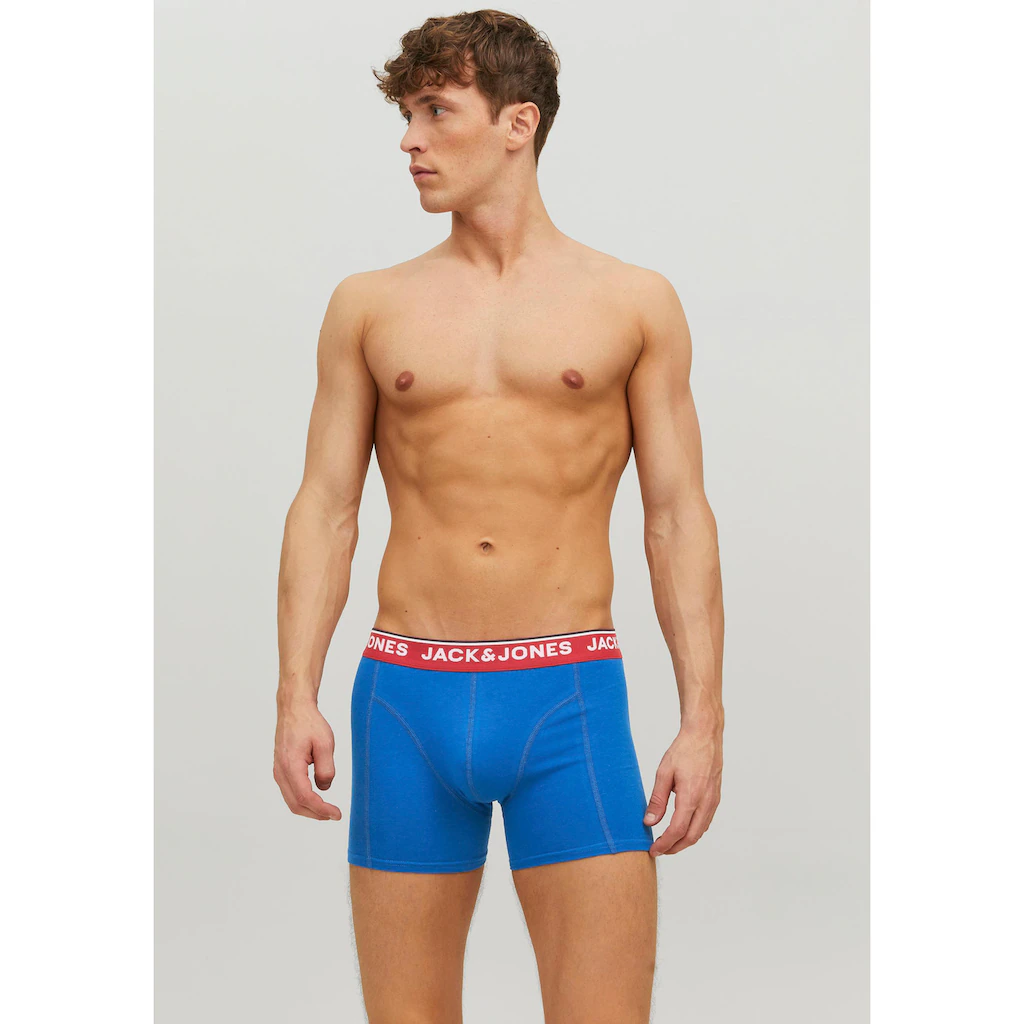 Jack & Jones Boxershorts »JACAZORES TRUNKS 3 PACK« (Packung 3 St.) Kaufen