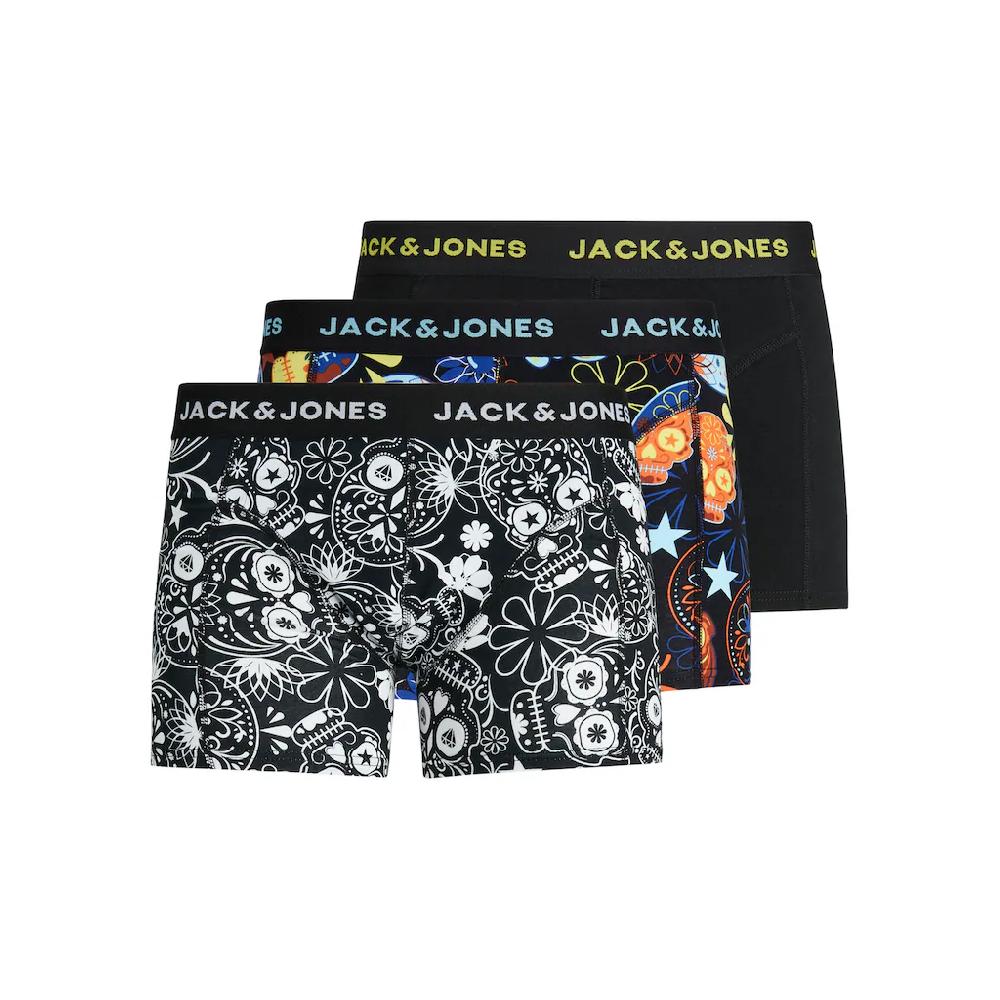 Jack & Jones Boxershorts »JACSUGAR SKULL TRUNKS 3 PACK. NOOS« (Packung 3 St.) ▷ für