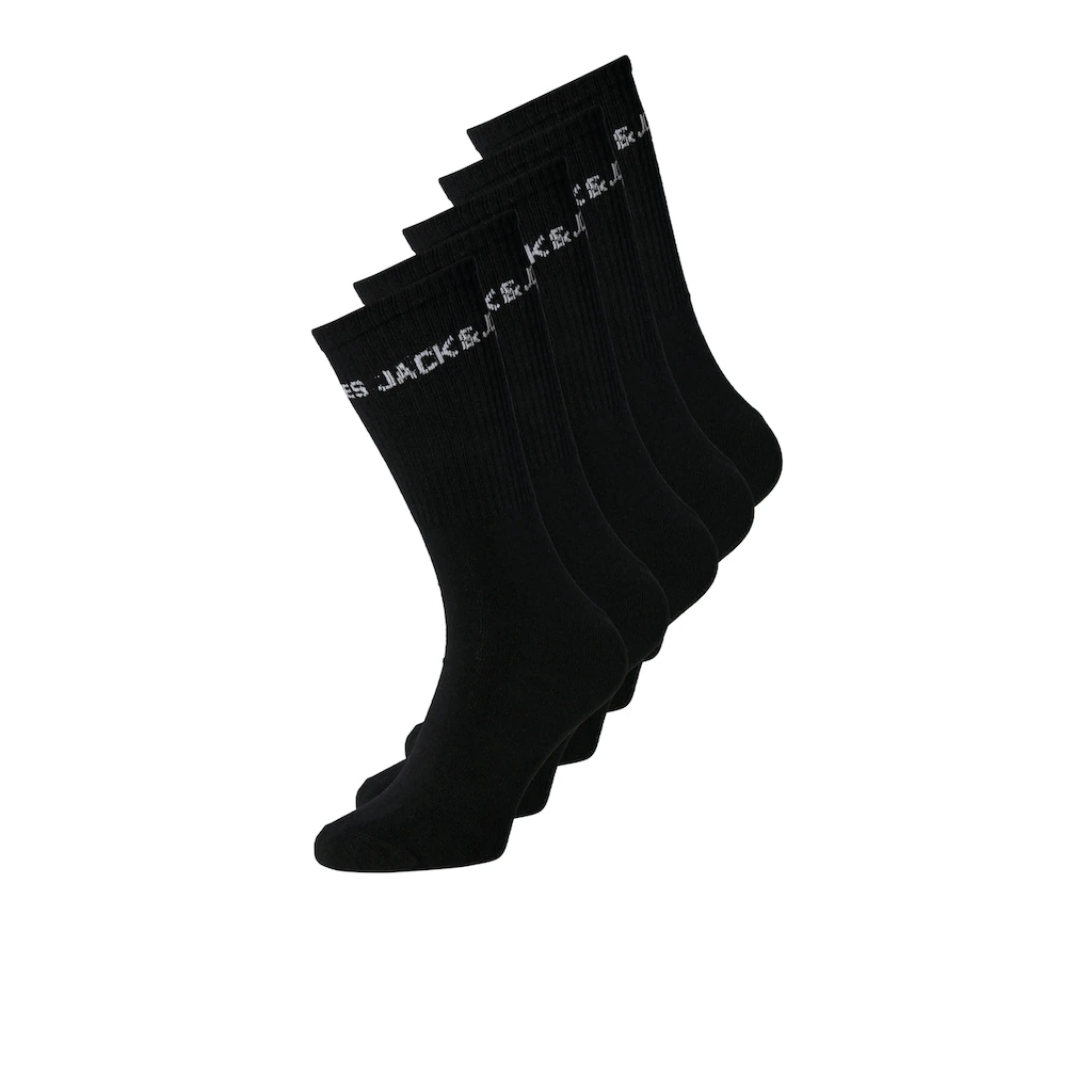 Jack & Jones PlusSize Tennissocken »JACBASIC LOGO TENNIS SOCK 5 PAC PLS NOOS« (Packung 5 Paar) bestellen