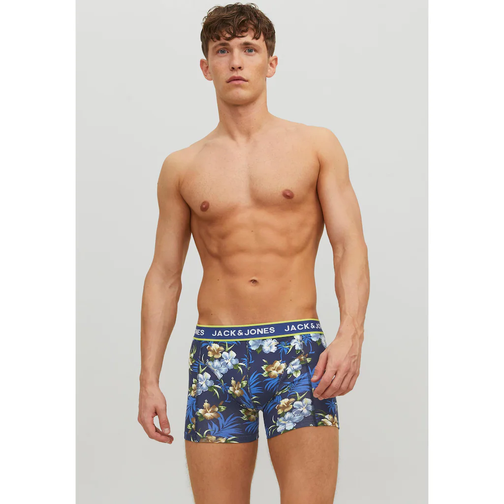 Jack & Jones Trunk »JACFLOWER TRUNKS 3 PACK.NOOS« (Packung 3 St.)