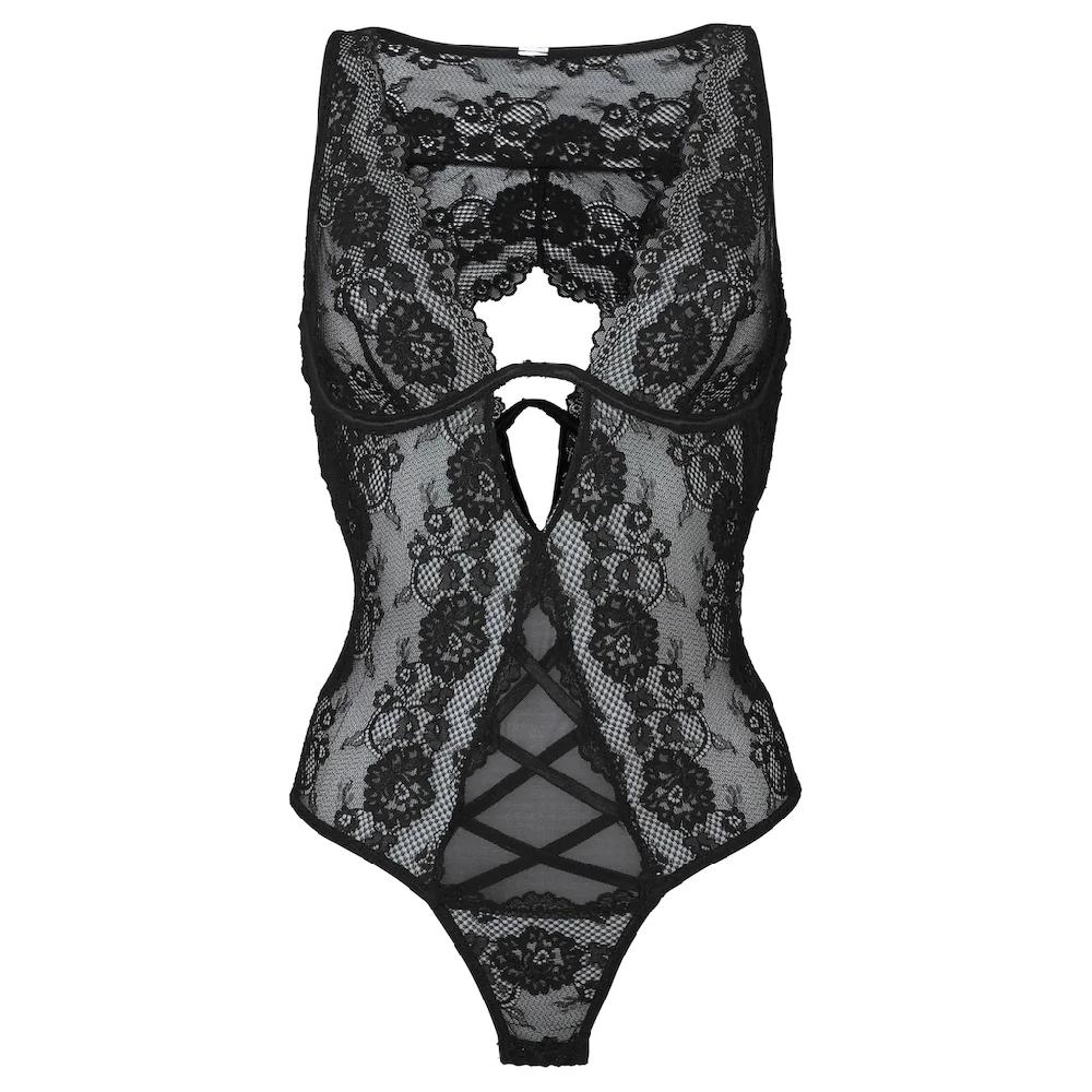 JETTE Body Mit Bügel Und Verführerischer Schnürung Sexy Dessous Reizwäsche Kaufen
