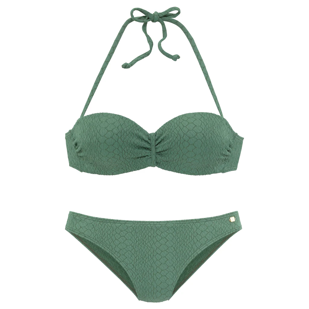 JETTE Bügel-Bandeau-Bikini Aus Modischer Struckturware Online Kaufen