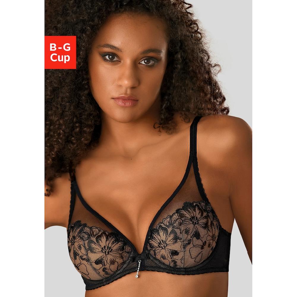 JETTE Bügel-BH in einzigartigem Blumen-Design sexy Dessous kaufen