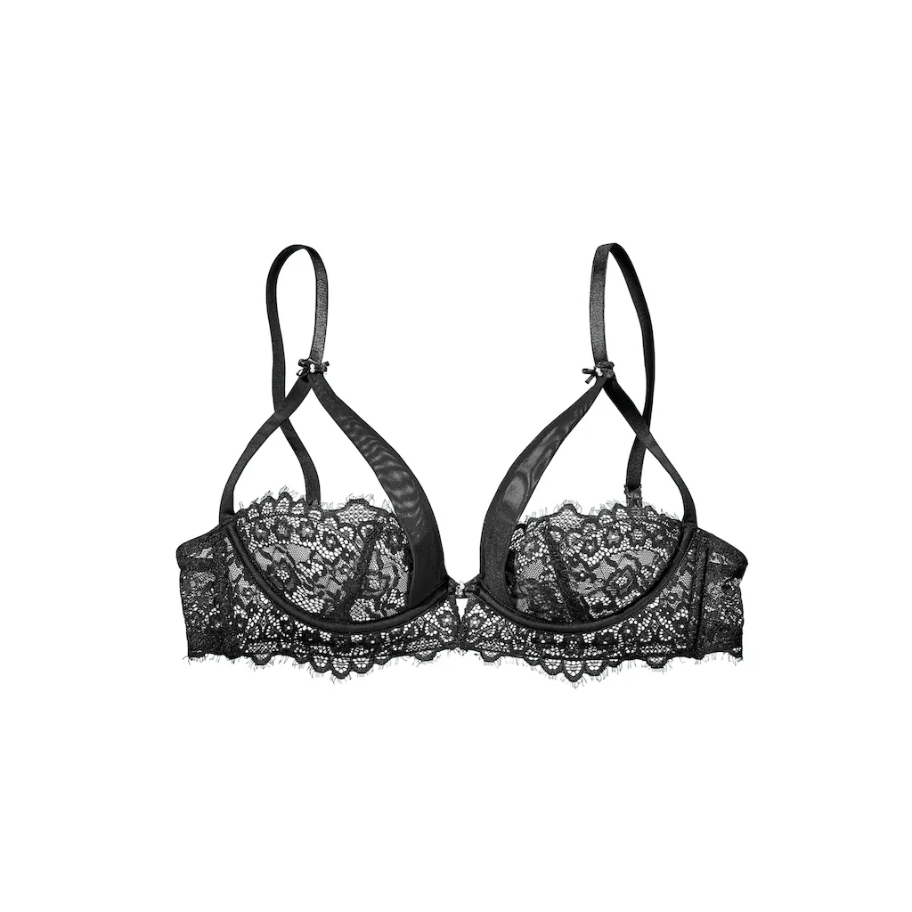 JETTE Büstenhebe Aus Spitze Und Hübschen Satin Trägern Sexy Dessous Reizwäsche Kaufen