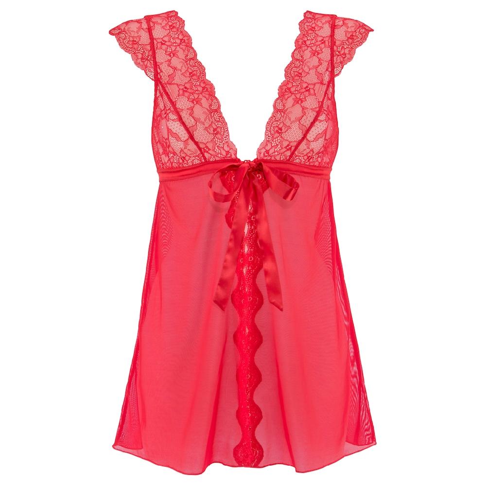 JETTE Negligé In Transparenter Optik Sexy Dessous Reizwäsche Kaufen