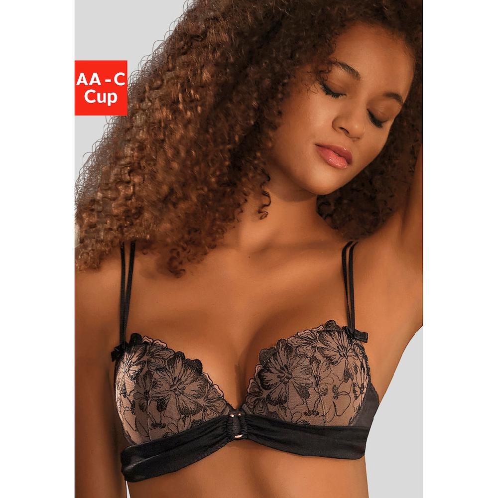 JETTE Push-up-BH in einzigartigem Blumen-Design sexy Dessous ▷ für