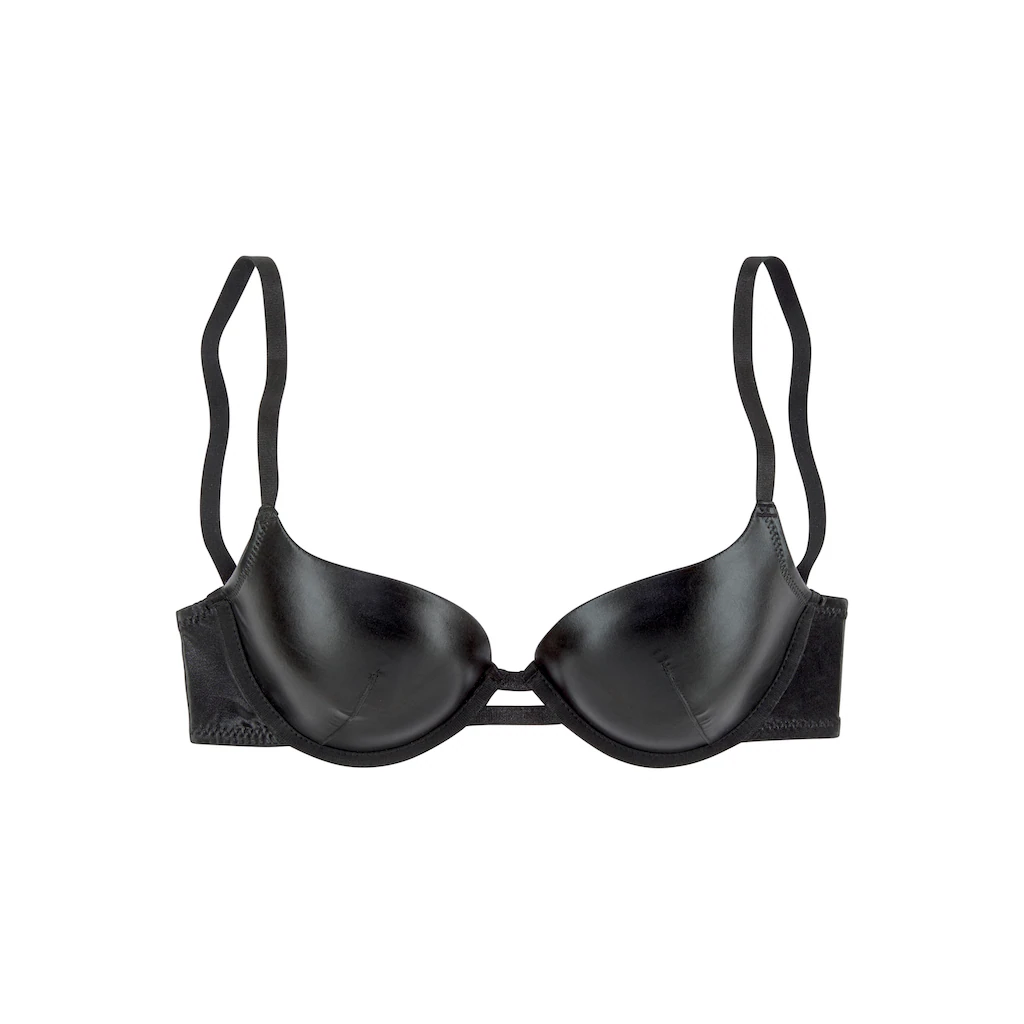 JETTE Push-up-BH In Leder-Optik Mit Integrierten Kissen (Kunstleder) Sexy Dessous Online Bestellen