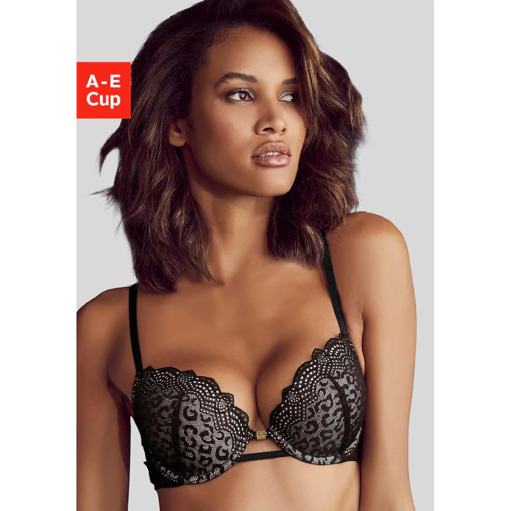 JETTE Push-up-BH mit aufregender Leo-Spitze sexy Dessous online kaufen