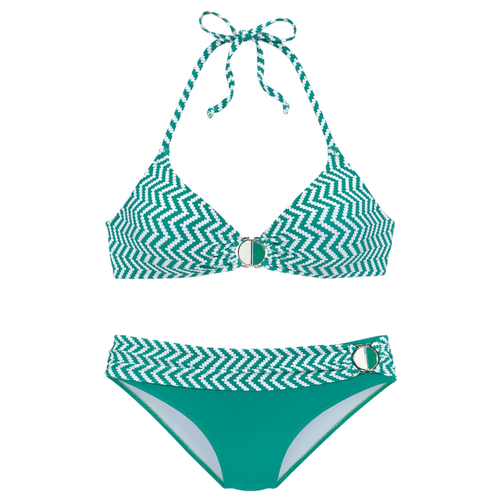 JETTE Triangel-Bikini Mit Modischem Druck Und Accessoires Bestellen