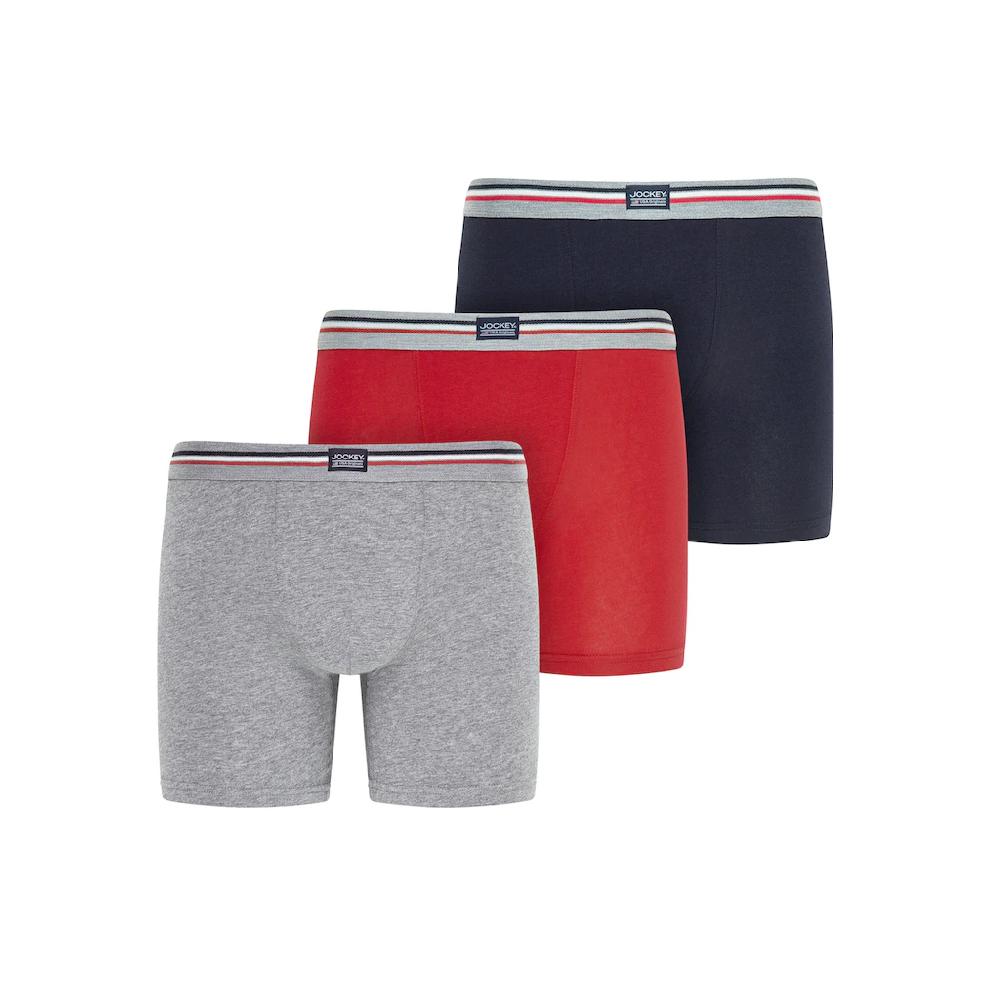 Jockey Boxershorts (3er Pack) mit längerem Bein ▷ für