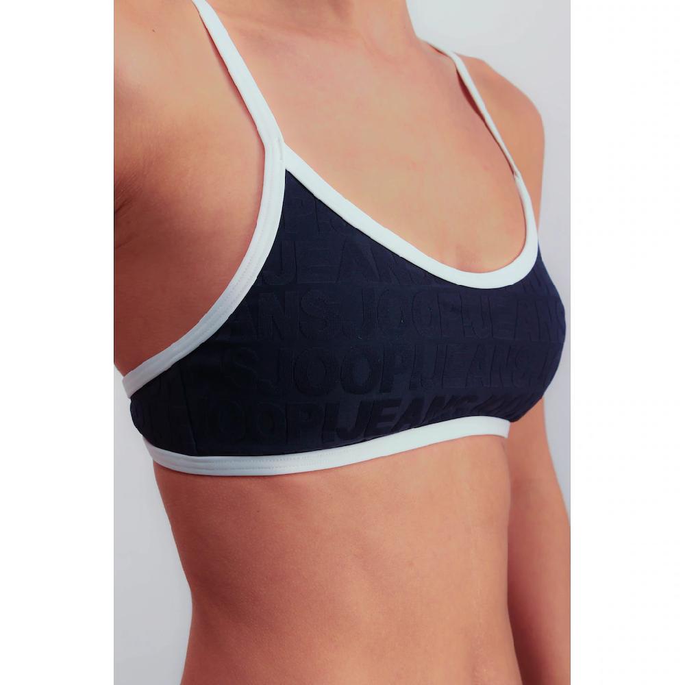 JOOP Bustier-Bikini-Top »JEANS LOGOGRAM«