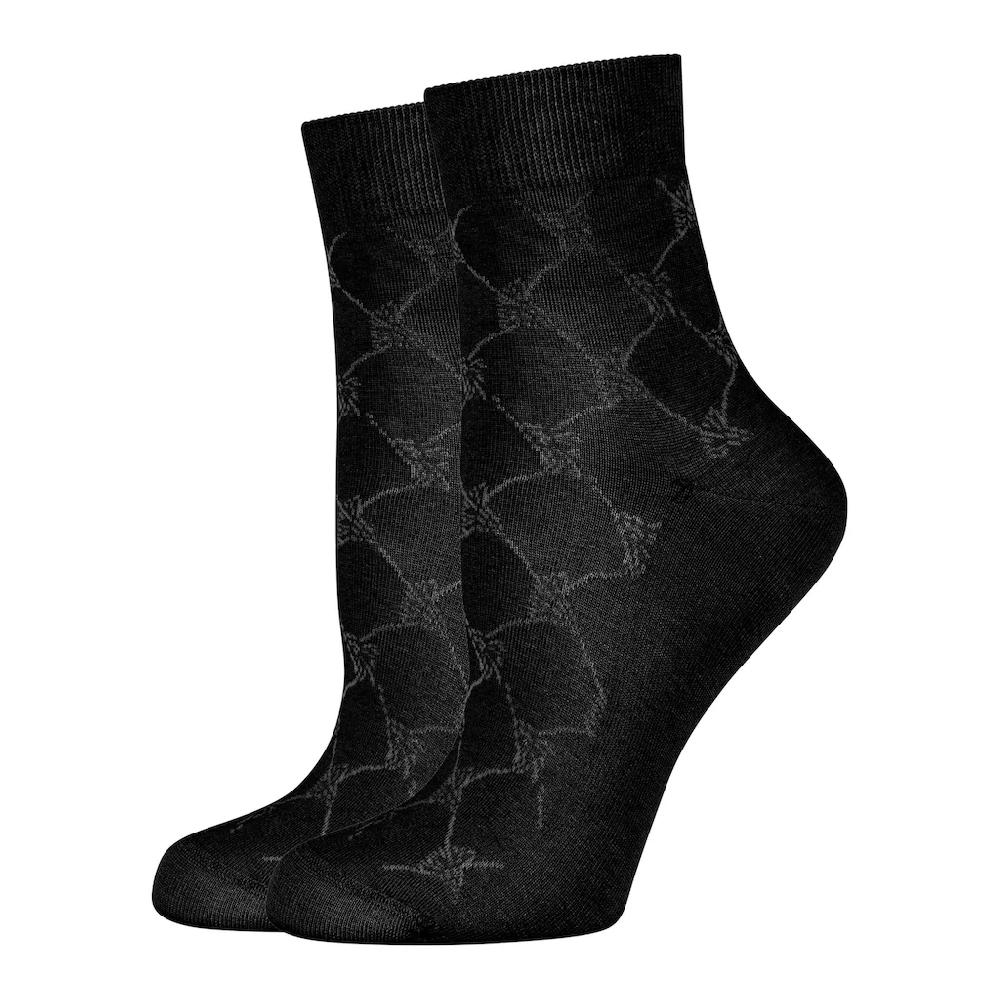 JOOP Kurzsocken »for your daily glam« (2er Pack) mit feinem Rautenmuster