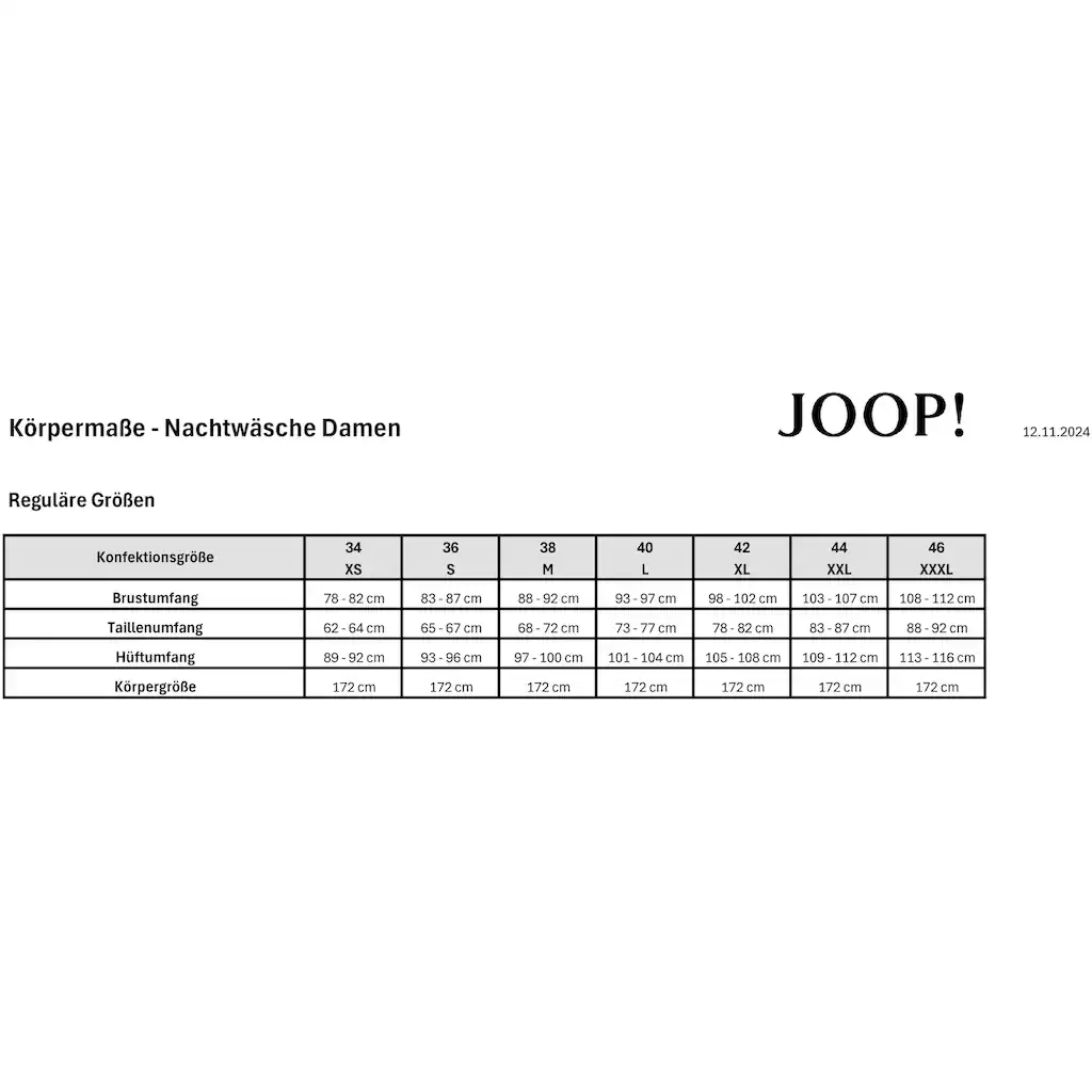 JOOP Nachthemd »Cosy« Mit Cornflower-Alloverprint