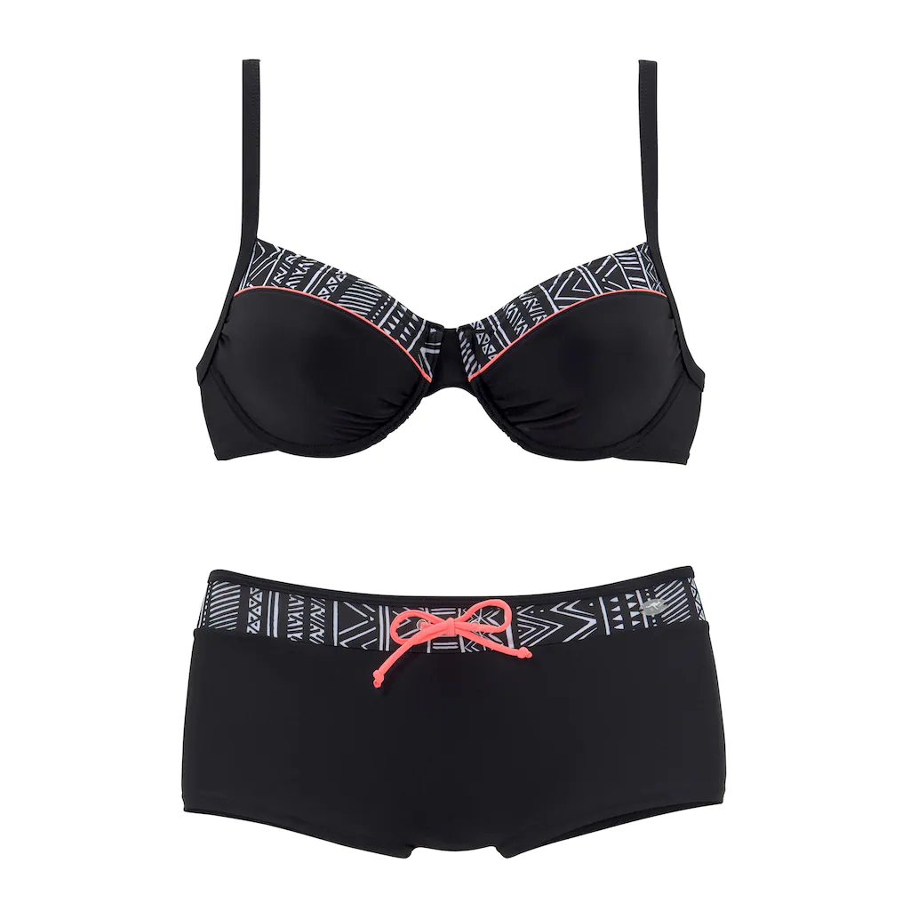 KangaROOS Bügel-Bikini Mit Modischem Print Verstellbare Träger ▷ Für