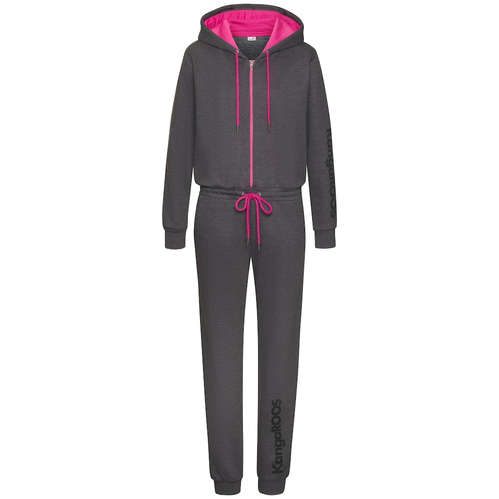 KangaROOS Jumpsuit Mit Logoprint Am Bein