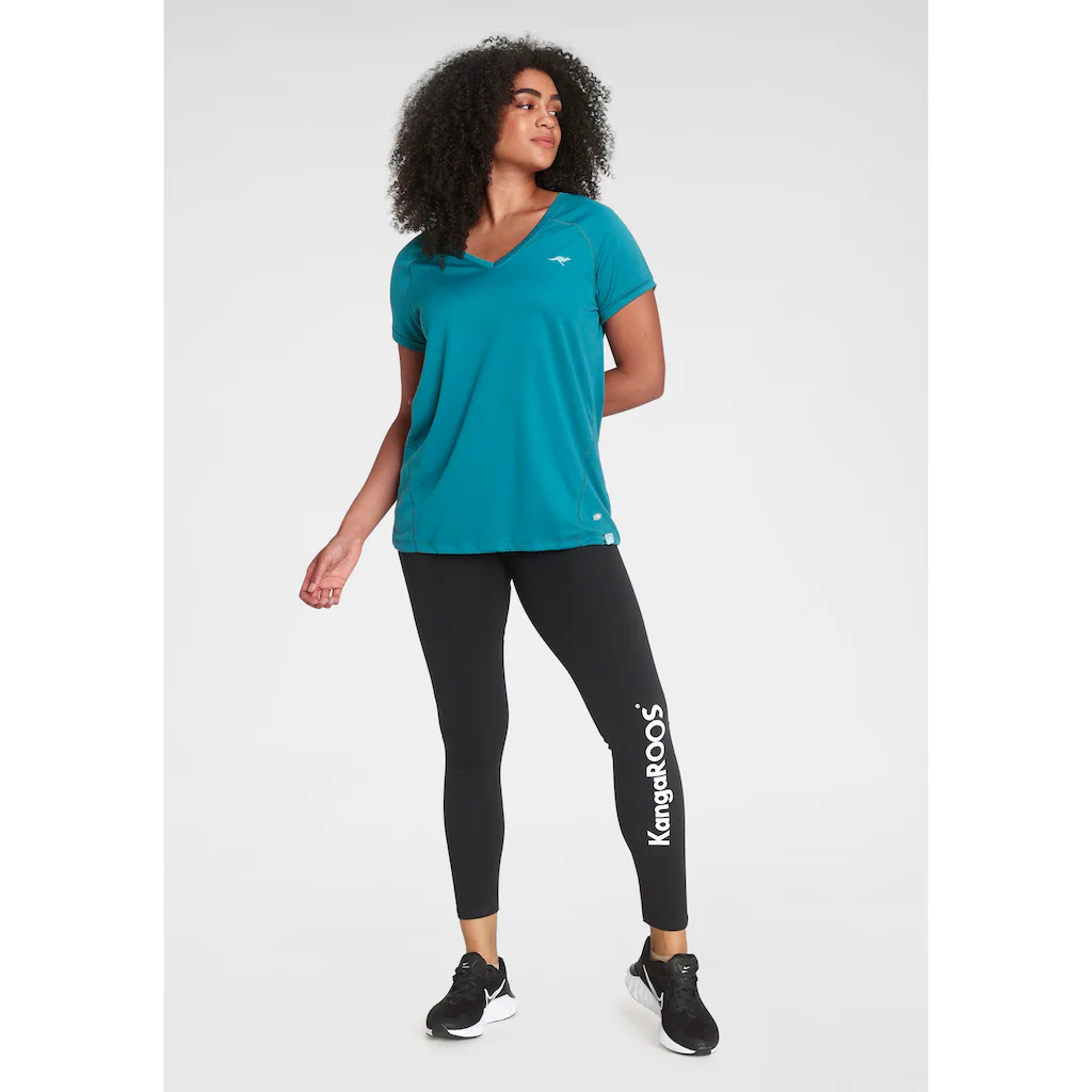 KangaROOS Leggings »Doppelpack« (Packung 2 Tlg. 2er-Pack) Große Größen