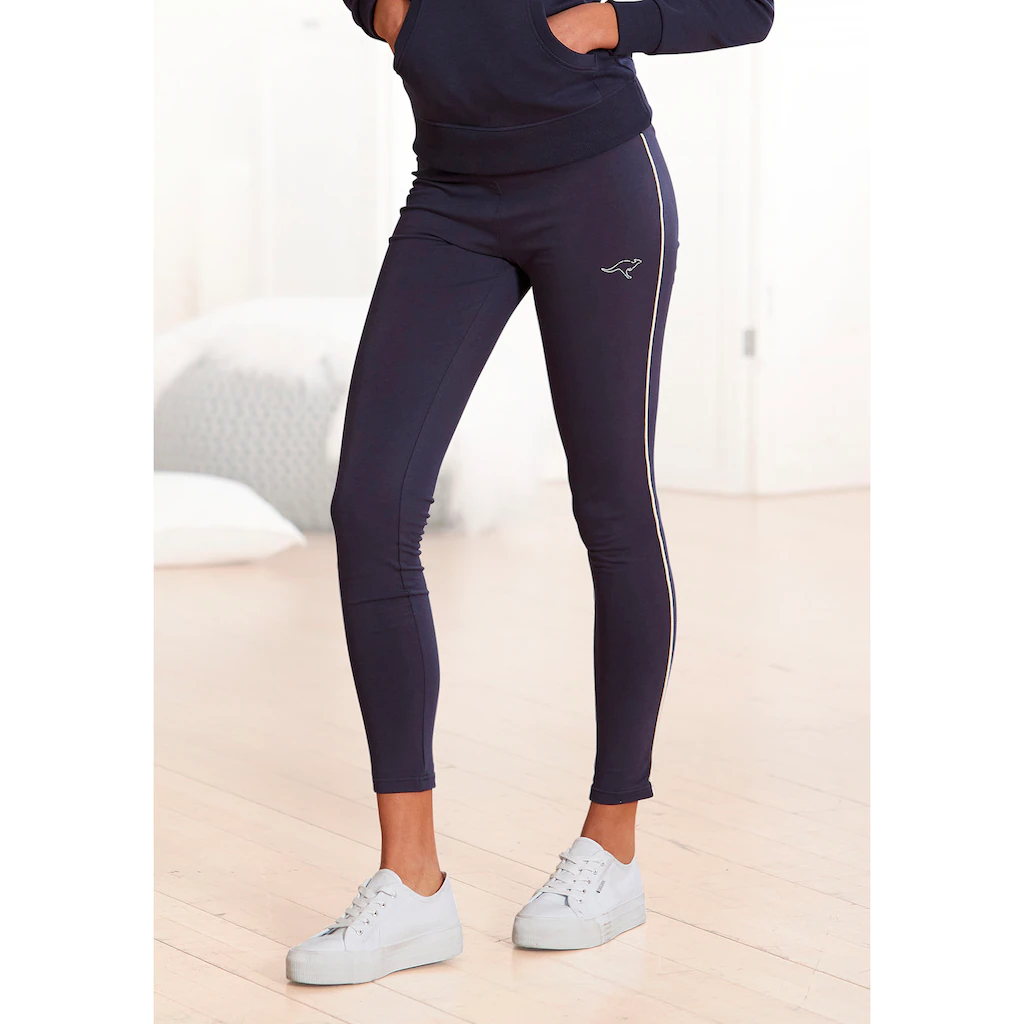 KangaROOS Leggings mit schmalem Piping